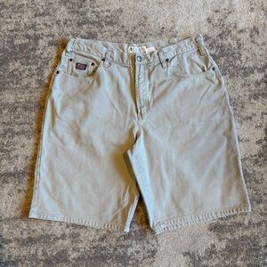 VTG 90s Columbia Tough Mother Jeans Khaki Hiking Outdoors Heavyweight Shorts